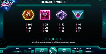 Neon Staxx: Symbole