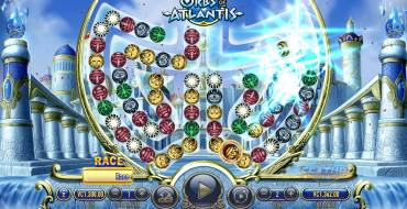 Orbs of Atlantis: Hauptbildschirm, Kaskadensystem