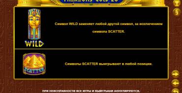 Pharaohs Gold 20: Regeln