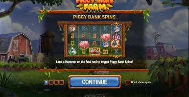 Piggy Bank Farm: Zeichen
