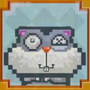 Pixel Paws: Graue Katze