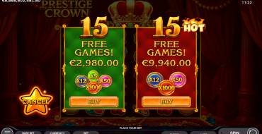 Prestige Crown: Bonus Spiele