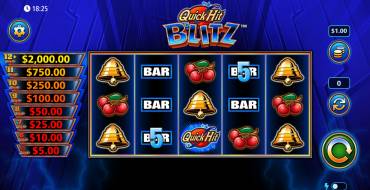 Quick Hit Blitz Blue: Spielautomat
