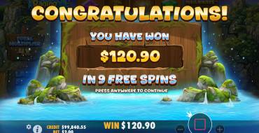 Raging Waterfall Megaways: Gewinne