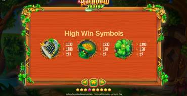 Rainbow Mania: Wichtige Symbole