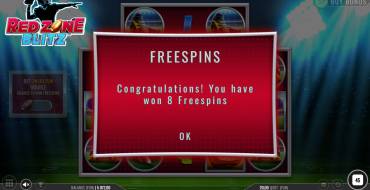Red Zone Blitz: Gratisdrehs und/oder Neudrehungen