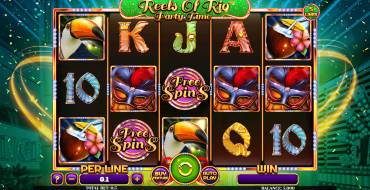 Reels Of Rio Party Time: Spielautomat