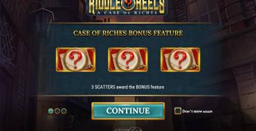 Riddle Reels: A Case of Riches: Thema
