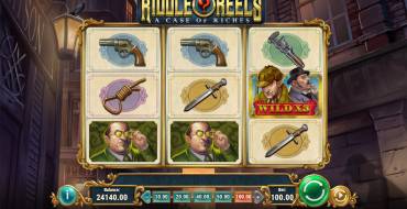 Riddle Reels: A Case of Riches: Schnittstelle