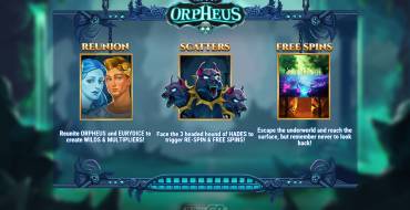 Rise of Orpheus: Einzigartige Merkmale