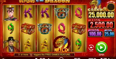 Rise of the Dragon: Spielautomat