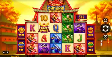 Rising Samurai: Hold and Win: Spielautomat
