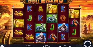 Rumble Rhino: Spielautomat