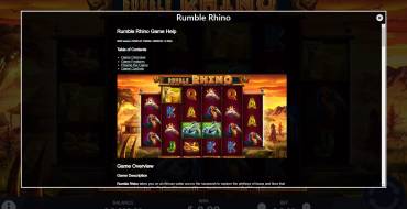 Rumble Rhino: Regeln