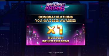 Samurai's Katana: Gratis-Spins