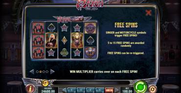 Saxon: Gratis-Spins