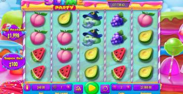 Slime Party: Der Hauptbildschirm