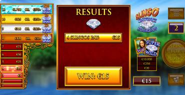Slingo Da Vinci Diamonds: Gewinne