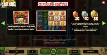 Spinata Grande: Mini-Spiel