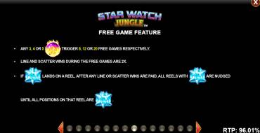 Star Watch Jungle: Gratisdrehs und/oder Neudrehungen