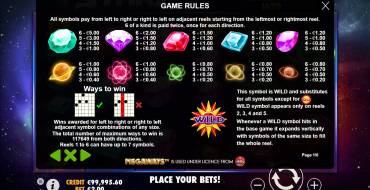 Starz Megaways: Symbole