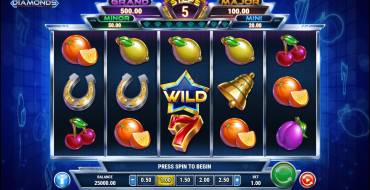 Stepping Diamonds: Spielautomat