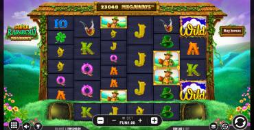 Super Rainbow Megaways: Angebot