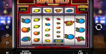 Super Wild Megaways: Spielautomat