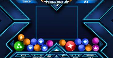 Techno Tumble: Der Hauptbildschirm