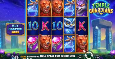 Temple Guardians: Spielautomat