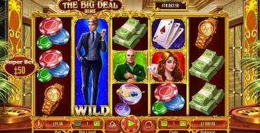 The Big Deal Deluxe: Der Hauptbildschirm