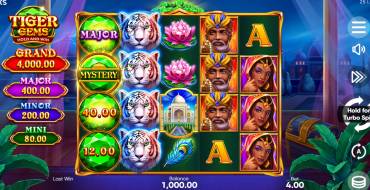 Tiger Gems: Hold and Win: Spielautomat