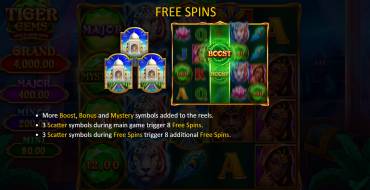 Tiger Gems: Hold and Win: Gratisdrehs und/oder Neudrehungen