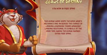Tiger Legends: Gratis-Spins