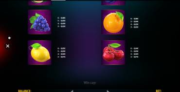 Triple Fruit Deluxe Megaways: Auszahlungstabelle