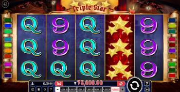 Triple Star: Gewinne