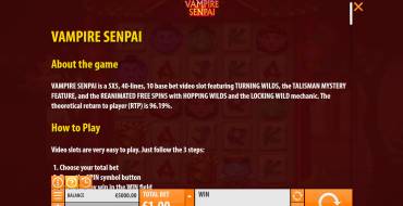 Vampire Senpai: Regeln