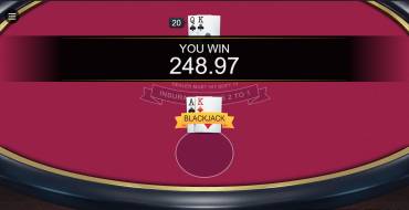 Vegas Single Deck Blackjack: Abfindungen