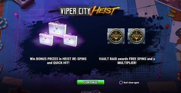 Viper City Heist: Einzigartige Merkmale