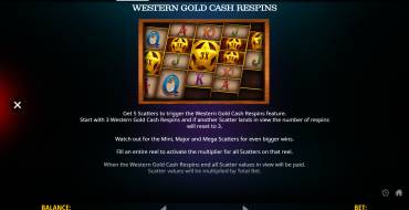 Western Gold Megaways: Boni
