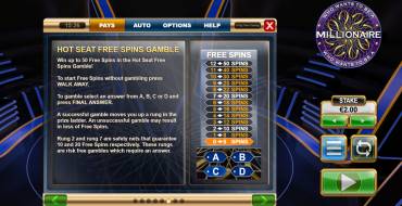 Who Wants to be a Millionaire Megaways: Risiko-Spiel