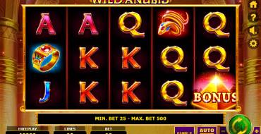 Wild Anubis: Spielautomat