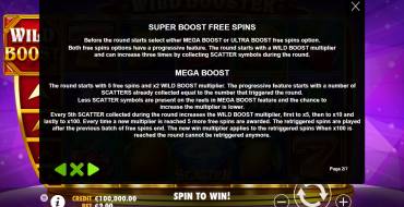 Wild Booster: Regeln