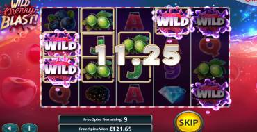 Wild Cherry Blast: Gewinne