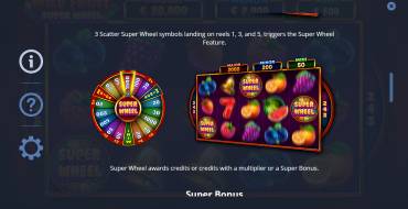 Wild Fruit Super Wheel: Besondere Merkmale