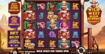 Wild West Gold Blazing Bounty: Spielautomat