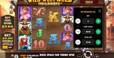 Wild West Gold Megaways: Angebot