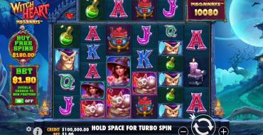 Witch Heart Megaways: Spielautomat