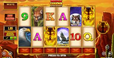 Wolf Legend Spin Boost: Spielautomat
