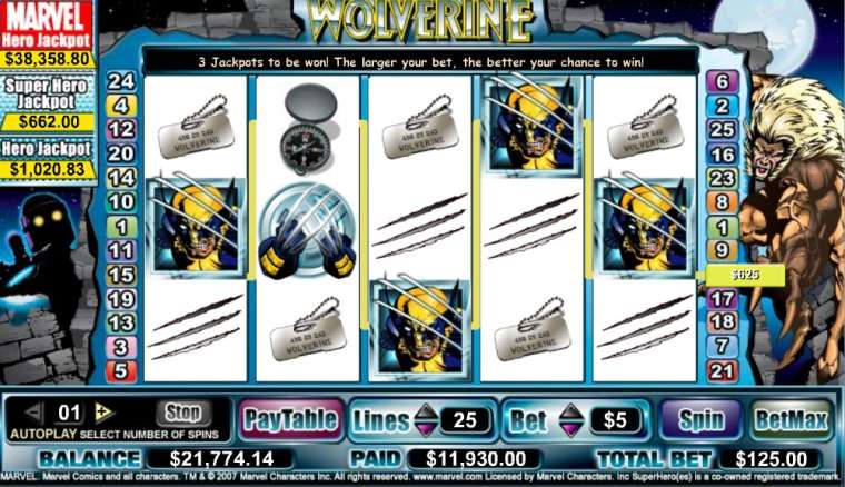 Wolverine (Playtech)